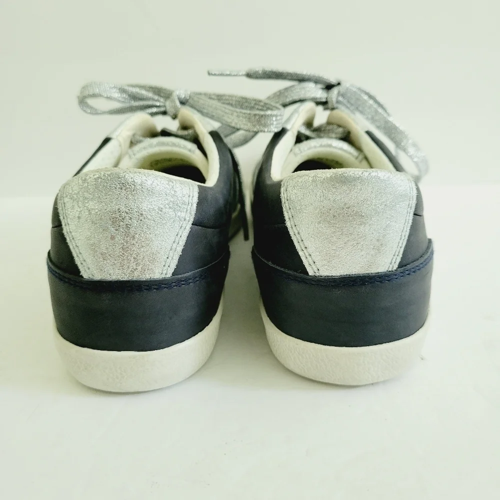 New Geox Respira Leather Italian Patent Sneakers, Size 10,5